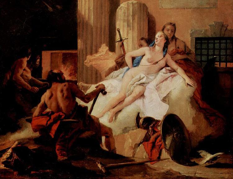 Giovanni Battista Tiepolo Venus und Vulcanus Germany oil painting art